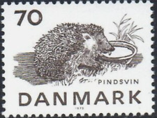 Denmark #Mi603 MNH 1975 Endangered Species West European Hedgehog [581]