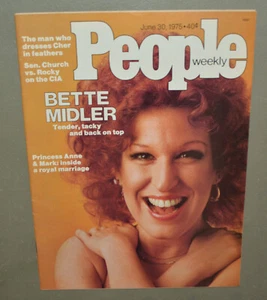 People magazine - Bette Midler - June 30, 1975 - Picture 1 of 1