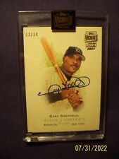 2021 Topps Archives Signature Series Gary Sheffield Auto /34- Yankees- SP