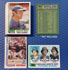 MLB Baseball 1981 1982 1983 1987 1989 1992 & 1993 Topps Team/Lot Sets - NM/MT