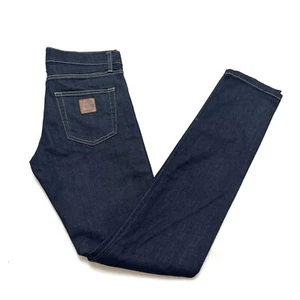 CARHARTT WIP Sz 29 x 34 REBEL Pant Jeans Slim Tapered Skinny Fit Stretch Denim - Picture 1 of 8