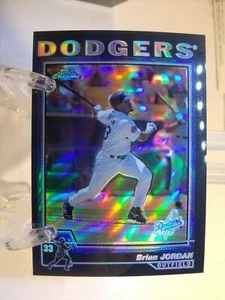 2004 Topps Chrome Black Refractors Baseball Card  #146 Brian Jordan  (84617) - Picture 1 of 2