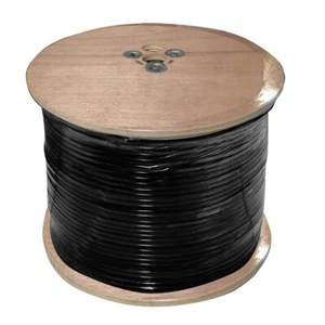 InstallerCCTV RG59 Power Siamese Combo Coaxial Cable, 1000 Ft Spool, 18AWG Black - Picture 1 of 4