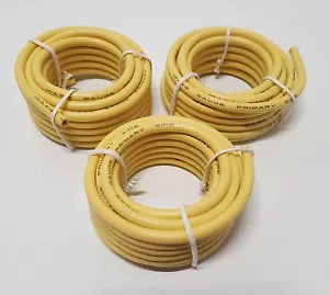 Primary Wire Yellow 10 Gauge 3 Packs 24 Total Feet - Picture 1 of 1