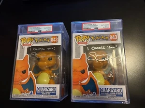 (2) Funko Pops! PSA Pokemon #843 Charizards with Sarah Natochenny Autograph🔥 - Bild 1 von 8