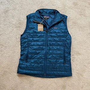 New Patagonia Men's Nano Puff Insulated Vest Lagom Blue Medium 84242 Retail $189 - Picture 1 of 9