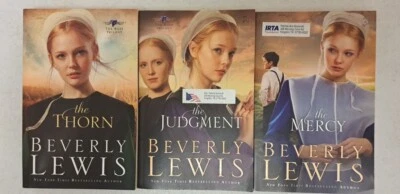 Lot of 3 Rose Trilogy Series by Beverly Lewis (Amish) - Complete Set. C1.5.3 Foto 1 de 4