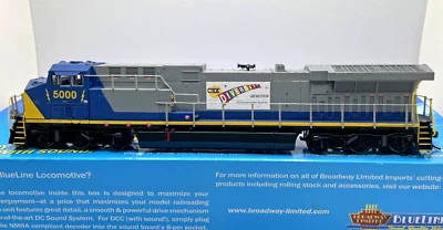 HO BROADWAY LIMITED 5057 GE AC6000 CSX 5000 DC DCC SOUND DIVERSITY SCHEME - Image 1 of 3