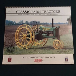 Classic Farm Tractors 1991 Collector's Edition Wall Calendar - Second In Series - Picture 1 of 7