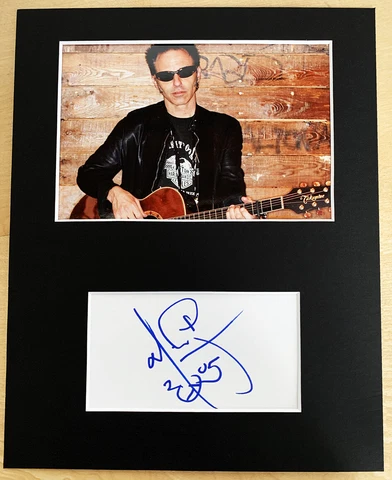 NILS LOFGREN SIGNED Autograph Mounted With Photo BRUCE SPRINGSTEEN Neil Young Cover