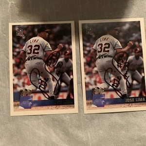 2 Jose Lima signed 96 Topps Mets auto - Picture 1 of 5