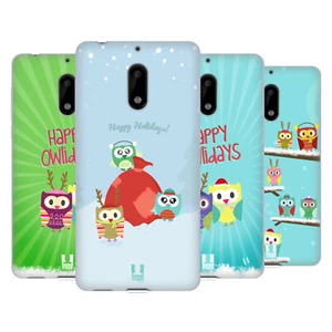 HEAD CASE DESIGNS OWL XMAS-SOFT-GEL-SCHUTZHÜLLE FÜR NOKIA HANDYS 1 - Bild 1 von 11