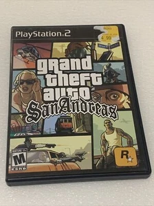 Grand Theft Auto: San Andreas - PlayStation 2 PS2 Game w/ Map - Picture 1 of 5