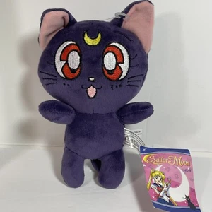 LUNA CAT Sailor Moon Plush 2021 7" Kawaii With Tags - Picture 1 of 7