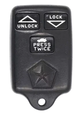 Chaveiro remoto PLYMOUTH OEM VOYAGER 1995 entrada sem chave carro 04759136AB GQ43VT7T - Imagem 1 de 4