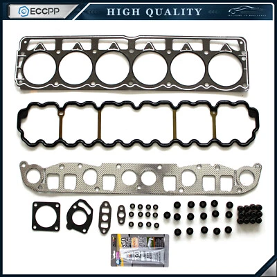 Kit de junta de culata VIN S para Jeep Wrangler Cherokee 96-98 4,0 L Foto 1 de 4
