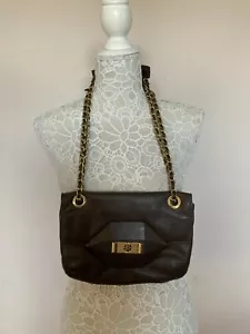 MODALU BROWN LAMB LEATFER BROWN CROSSBODY BAG - Picture 1 of 8