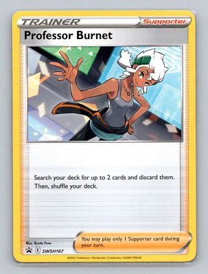 Professor Burnet #SWSH167 Promo Pokemon TCG SWSH: Sword & Shield Promo Cards - Image 1 of 2