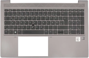 ORIGINAL Deutsch Palmrest mit Tastatur für HP ZBook Firefly 15 G7 G8 LED QWERTZ - Afbeelding 1 van 2