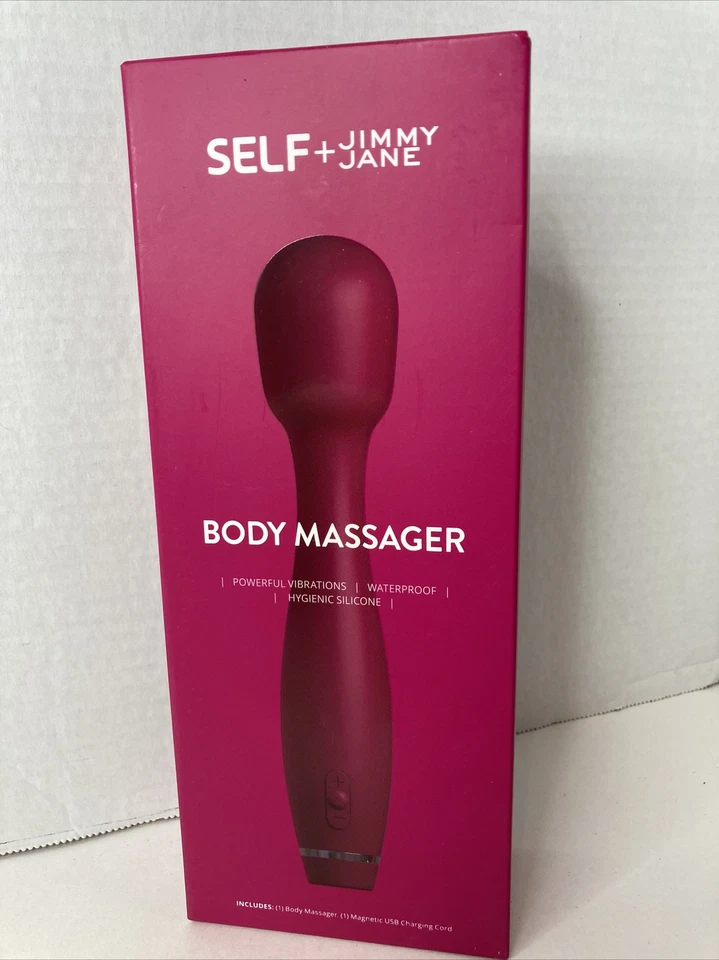 AUTO + Jimmyjane Masajeador Corporal Varita Impermeable Potente Vibrador Silicona NUEVO Foto 1 de 4