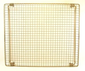 Set of Three 16¾" X 14" Non-Stick Steel Smoker Grids with Stacking Legs - Picture 1 of 4