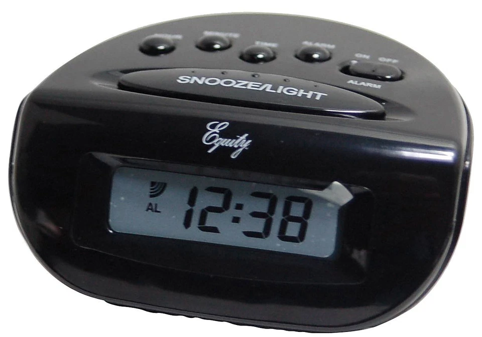Equity by La Crosse 31003 LCD Snooze Alarm Clock