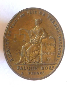 SCEAU CACHET XIXème FAUQUE NOre À PERNES LES FONTAINES (VAUCLUSE) - Imagen 1 de 8