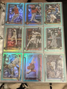 2025 Topps Serie 2 (10) Karten Aqua Foil Lot Rookies und Veteranen - Bild 1 von 2