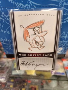 George Jetson 1/1 Bob Singer Hand Drawn Hanna-Barbera Artist signed SKETCH Card - Picture 1 of 4
