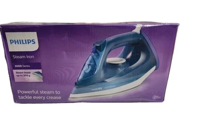 Philips Perfect Care 3000 Series Steam Iron Ceramic Soleplate Blue (DST3040/79) - Image 1 of 4