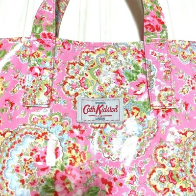 Bolso de Mano Cath Kidston Grande Rosa Floral Laminado Usado Foto 1 de 3
