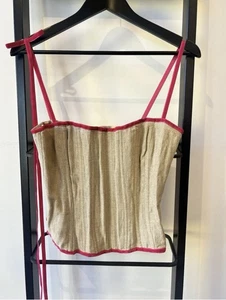 VINTAGE DOLCE & GABBANA Corset Bustier Top - Size IT42 - Picture 1 of 8
