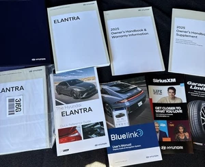 2025 Hyundai ELANTRA Owners Manual Set w/ Supplements & Case FREE SHIPPING!! - Bild 1 von 4