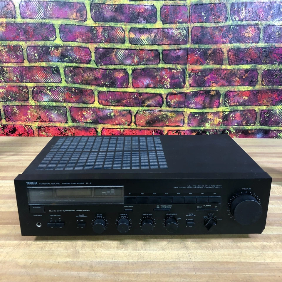 Yamaha R-3 Natural Sound Stereo AM/FM Receiver Tested And Working - Image 1 of 4