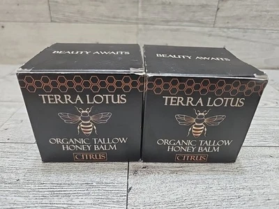 X2 Terra Lotus Organic Tallow Honey Balm Citrus 2oz - Image 1 of 4
