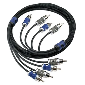 NEW Kicker 46QI44 Q-Series Interconnect 4 Meters 4-Channel RCA Cable 1-YR WRTY - Picture 1 of 1
