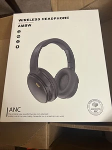 Vilinice Q8 ANC Wireless Bluetooth On Ear Headphones Black Noise Cancelling - Picture 1 of 2