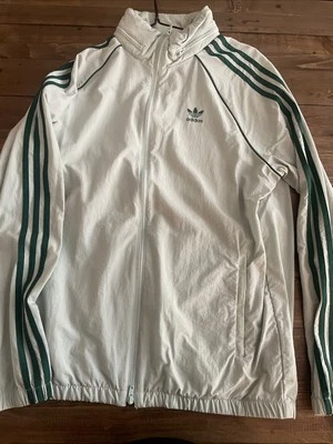 Mens Green Adidas Running Jacket In Medium - Image 1 of 4
