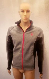 Suéter Spyder Para Hombre Constante Cremallera Completa - Gris Pequeño ENVÍO GRATUITO - Imagen 1 de 3