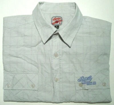 Rusty Mens Size Medium Light Plaid Short Sleeve Shirt - Image 1 of 4