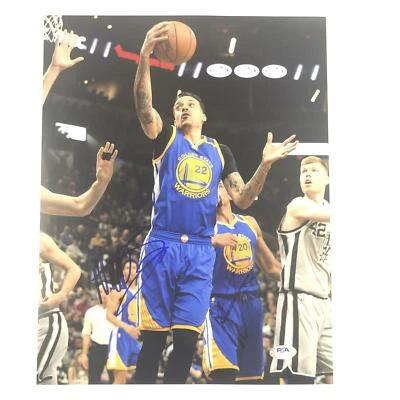 Foto firmada por Matt Barnes 11x14 PSA/DNA Golden State Warriors autografiada campeón Foto 1 de 3