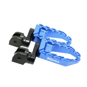 Laser 1.5 inch Lower Blue Front Large Foot Pegs For B-King 08-11 12 13 14 15 16 - Picture 1 of 9