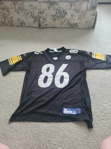 Nice Reebok NFL Equipment Hines Ward #86 Pittsburgh Steelers Size M Jersey Cover