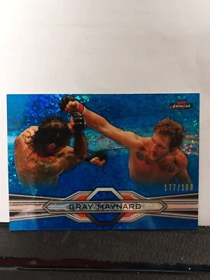 Gray Maynard 2013 Topps UFC Finest Blue Refractor #177/188 - Image 1 of 2