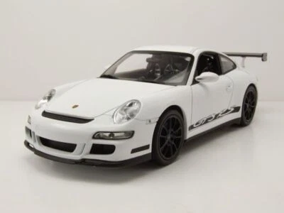 WELLY - PORSCHE GT3 rs 2007 Bianco con ruote nere - 1/18 - WEL18015BLANC - Immagine 1 di 4