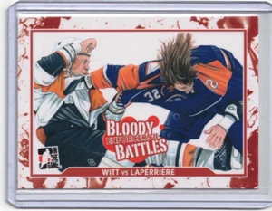 BRENDAN WITT VS IAN LAPERRIERE 13/14 ITG Enforcers 2 II Bloody Battles #176 Card - Picture 1 of 1