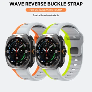 Rugged No Gap Band For Samsung Galaxy Watch Ultra Silicone Wristband Sport Strap - Zdjęcie 1 z 68