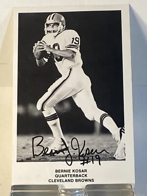 "Foto promocional de Bernie Kosar - autógrafo de los Cleveland Browns #19 5 1/2 X 8""" Foto 1 de 4