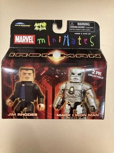 MINITMATES MARVEL "JIM RHODES & MARK I IRON MAN" - Picture 1 of 2