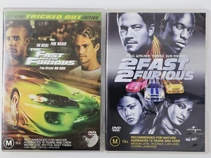 The Fast And The Furious & 2 Fast 2 Furious (DVD, 2001/2003) | Good Condition - Picture 1 of 9